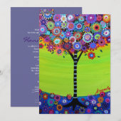 Bat Mitzvah-uitvindingen in de levensbar Kaart (Voorkant / Achterkant)