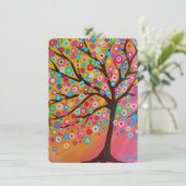 Bat Mitzvah-uitvindingen in de levensbar Kaart (Staand voorkant)