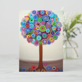 Bat Mitzvah-uitvindingen in de levensbar Kaart (Staand voorkant)