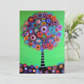 Bat Mitzvah-uitvindingen in de levensbar Kaart (Staand voorkant)