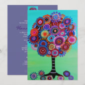 Bat Mitzvah-uitvindingen in de levensbar Kaart (Voorkant / Achterkant)