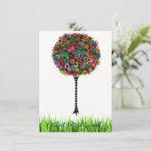 Bat Mitzvah-uitvindingen in de levensbar Kaart (Staand voorkant)