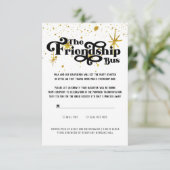 Bat Mitzvah Vervoersdetails Kaart (Staand voorkant)