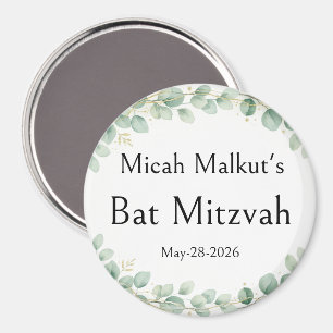 Bat Mitzvah-viering, Modern Eenvoudig Minimaal, Magneet