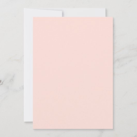 Bat Mitzvah Vlinder Roze Groen Perzik Waterverf Kaart (Achterkant)