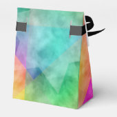 Bat Mitzvah Waterverf Block Bedankdoosjes (Achterkant)