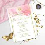 Bat Mitzvah Waterverf Uitnodiging | Abstract roze<br><div class="desc">Doe mee met de magie van traditie en stijl met onze 'Roze Waterverf' Mitzvah Bat Invitations! Deze uitnodigingen, doordrenkt met zachte tinten van blos, brengen uw speciale evenement in de schijnwerpers met elegantie en hart. Verhoog je viering met deze artistieke koepels die gasten zeker zullen koesteren. Ontvouw herinneringen in stijl....</div>