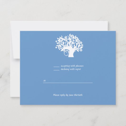 Bat Mitzvah Wedding RSVP Kaartje (Voorkant)