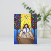 Bat Mitzwa ansichtkaart Briefkaart (Staand voorkant)