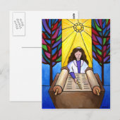 Bat Mitzwa ansichtkaart Briefkaart (Voorkant / Achterkant)