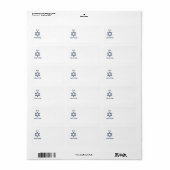 Bat Mitzwa Etiket (Full Sheet)
