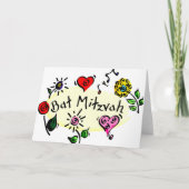 Bat Mitzwa Kaart (Voorkant)