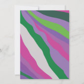 Bat Mitzwa uitnodiging modern abstract (Achterkant)