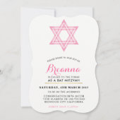 BAT MITZWAH schattige moderne pretiener ster van d Kaart (Voorkant)