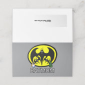 Bat-Mom Moederdag kaarten Plaatskaartje (Buitenkant ongevouwen)