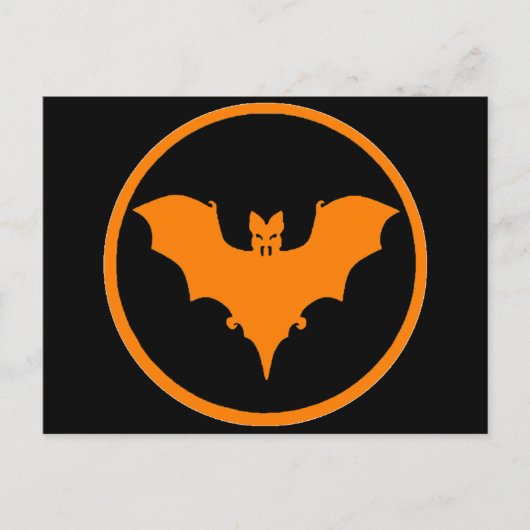 Bat Moon Briefkaart (Voorkant)