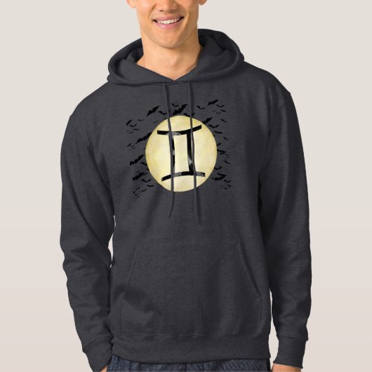 Bat Moon Gemini Hoodie (Voorkant)