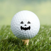 Bat-Mouth Jack O'Lantern met gestreepte driehoek o Golfballen (Insitu Shirt)
