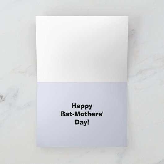 Bat-Mum Moederdag kaart (Binnen)