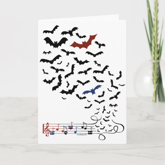 Bat Music Design 2 Kaart (Voorkant)