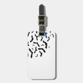Bat Music-ontwerp Bagagelabel (Voorkant verticaal)