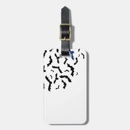 Bat Music-ontwerp Bagagelabel (Voorkant verticaal)