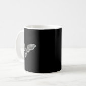 Bat Night Vampire Halloween Wing Flying Mammals Ba Koffiemok (Voorkant links)