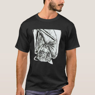 Bat Night Vampire Motif Halloween Wing Vliegend Ma T-shirt