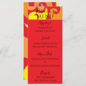 Bat of Bar Mitzvah 1960 het Menu van het Ontwerp v (Voorkant / Achterkant)