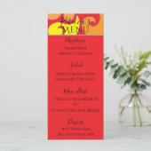 Bat of Bar Mitzvah 1960 het Menu van het Ontwerp v (Staand voorkant)