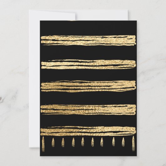 Bat of Bar Mitzvah Elegante Torah Yad uitnodiging (Achterkant)