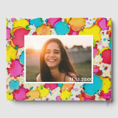 Bat of Bar Mitzvah Party Confetti Guest Book Gastenboek (Achterkant)