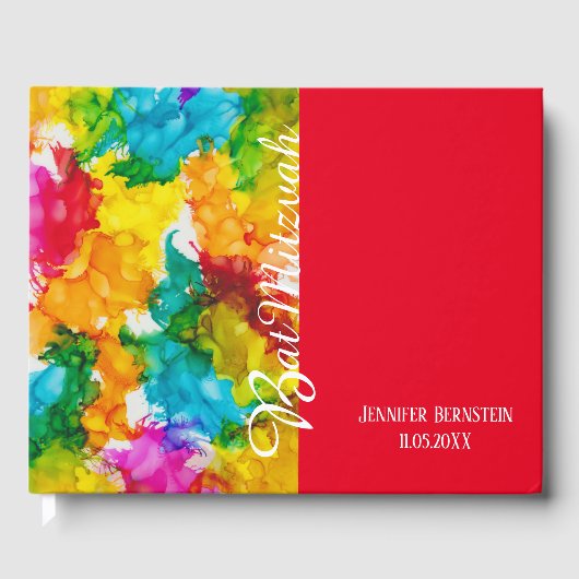 Bat of Bar Mitzvah Party gastboek Gastenboek (Voorkant)