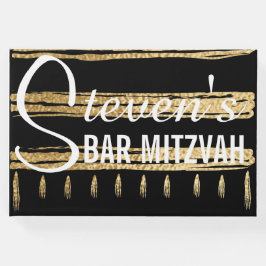 Bat of Bar Mitzvah Party Gold Tallit Gastenboek