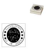 Bat of Bar Mitzvah Stars Inking Rubber Stamp Rubberstempel (Gestempeld)