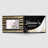 Bat or Bar Mitzvah Party Zwart Goud Gastenboek (Volledig)