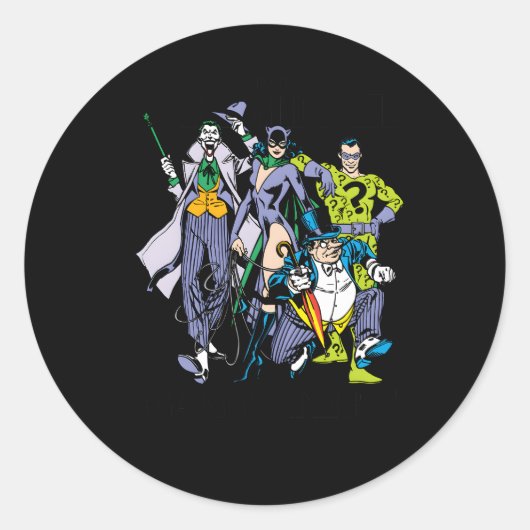 Bat Original Gangsters Ronde Sticker (Voorkant)