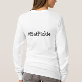 Bat Pickle | Funny Halloween Pickle T-shirt (Achterkant)