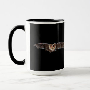 Bat Pipistrellus pipistrellus Illustratie Zwart Mok