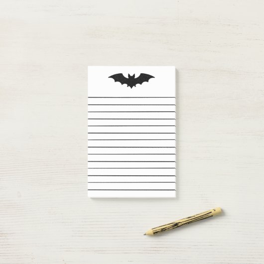 Bat Post-it® Notes (Op bureau)