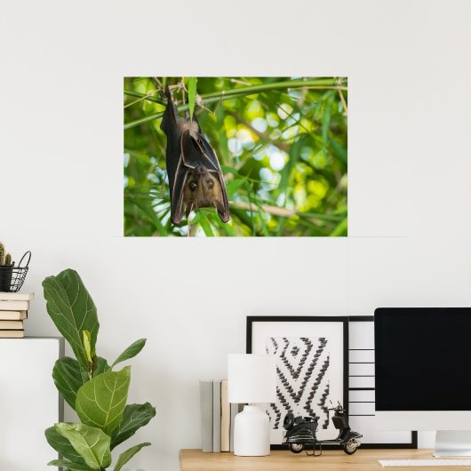 Bat Poster (Thuiskantoor)