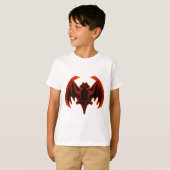 Bat Red het museum Zazzle geschenken T-shirt (Voorkant volledig)