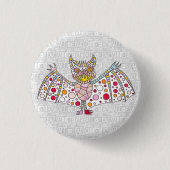 Bat Ronde Button 3,2 Cm (Voorkant)