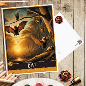 Bat | Schattige familie  Briefkaart