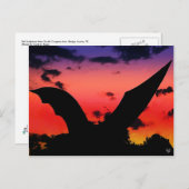 Bat Sculpture near S. Congress Bridge, Austin, TX Briefkaart (Voorkant / Achterkant)