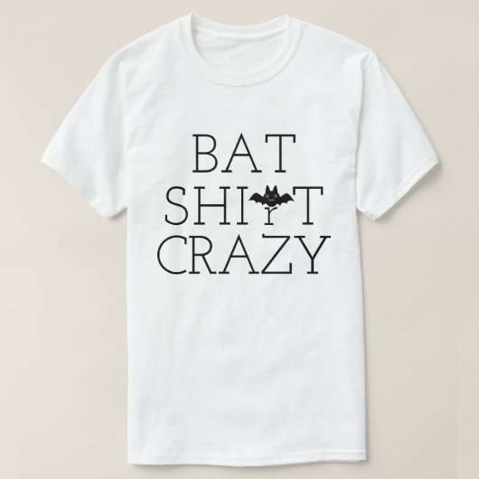 Bat Shirt Crazy (Design voorkant)