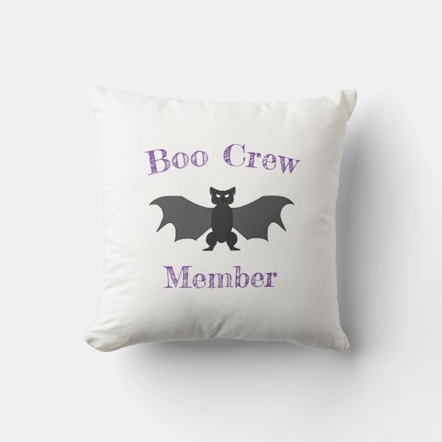 BAT-Sierkussen voor Boo Crew Kussen (Voorkant)