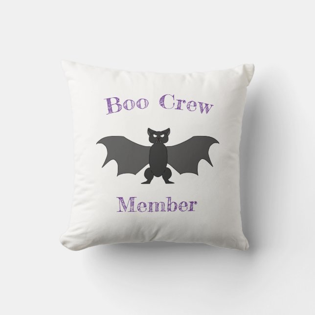 BAT-Sierkussen voor Boo Crew Kussen (Voorkant)