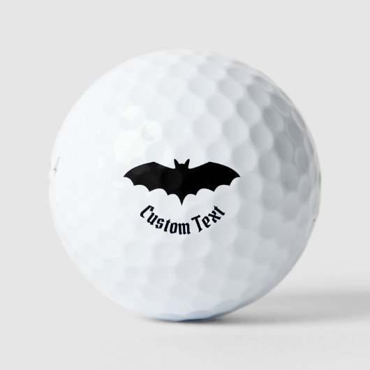 Bat Silhouette Golfballen (Voorkant)