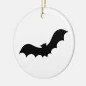 Bat Silhouette Keramisch Ornament (Links)